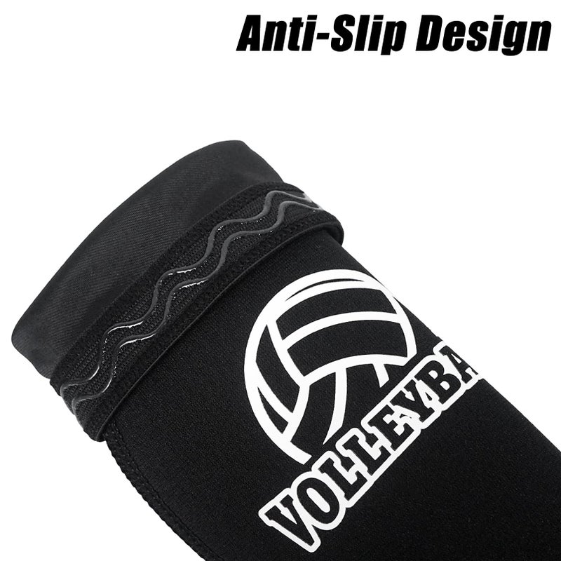 Luwint Kid Volleyball Arm Sleeves - Long Passing Forearm Sleeves for Teen Youth with Protection Pad and Thumbhole, 1 Pair (S) - Image 4